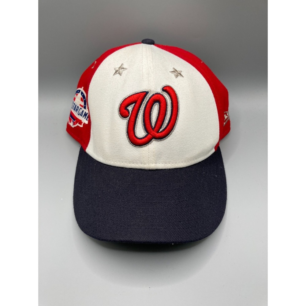 Washington Nationals All-Star Game 2018 New Era Fitted Hat 7 1/8 Red White Blue